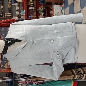 The Academy Blazer Heather Gray